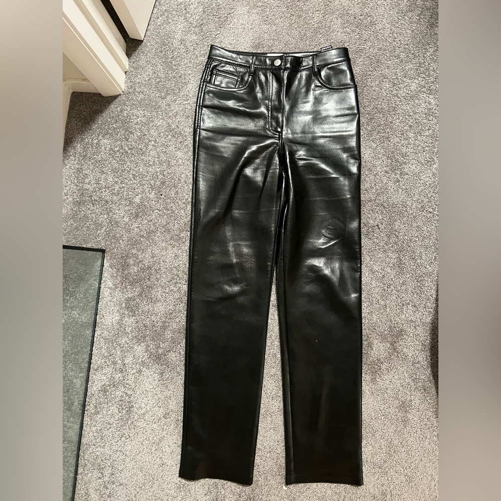 Aritzia Leather Pants